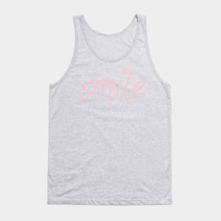 Millennial Pink Smile Tank Top